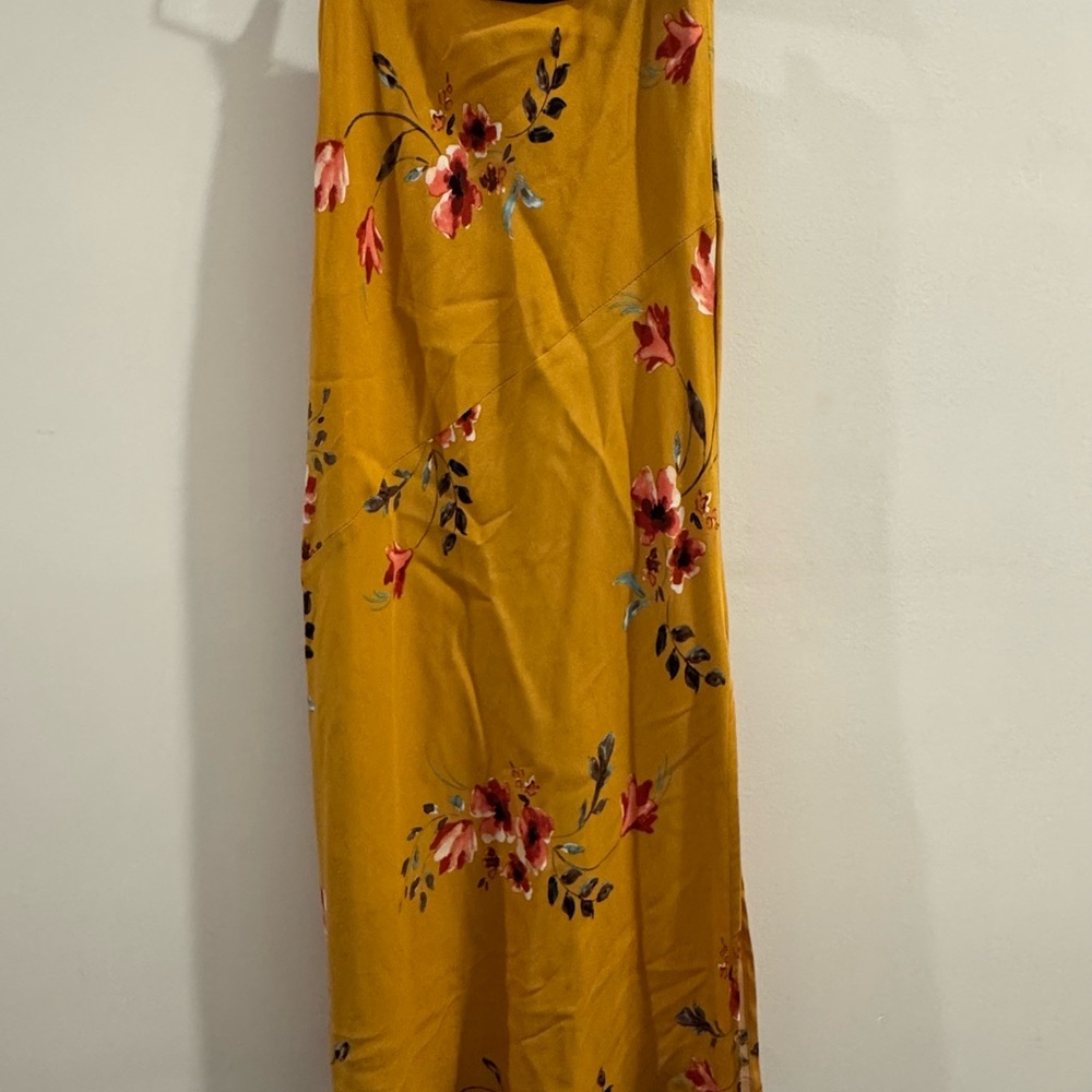Corey Lynn Calter Mustard Floral Dress